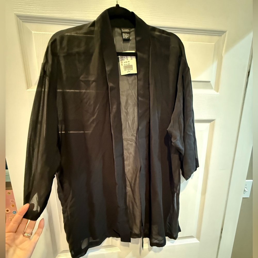 Tanner 100% silk robe